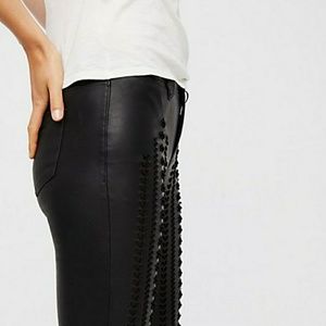Women's vegan leather pants
